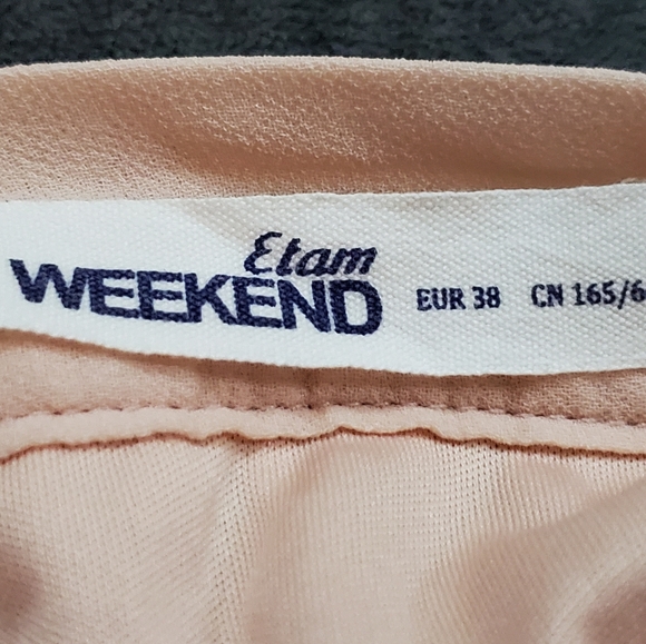 ETAM WEEKEND VINTAGE STYLE CHIFON PLEATED SKIRT - Picture 2 of 3